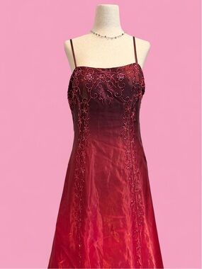 Red Y2K Prom Dress